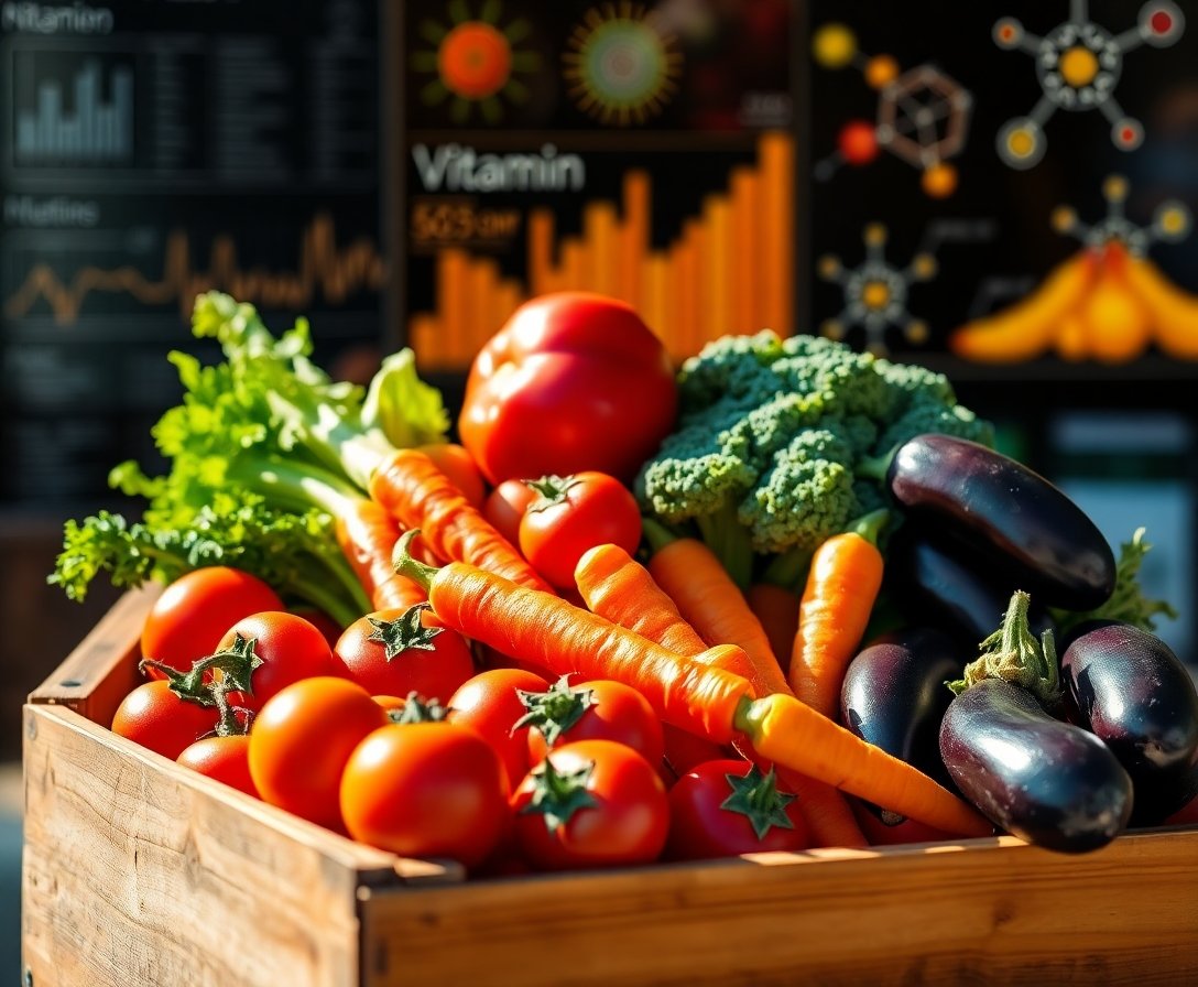 Meyve ve Sebzelerdeki Renklerin Önemi: Antioksidanlar ve Vitaminler