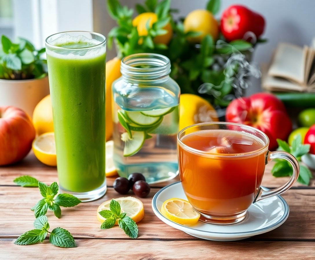 Sağlıklı İçecekler: Doğal Sular, Smoothieler ve Bitki Çayları