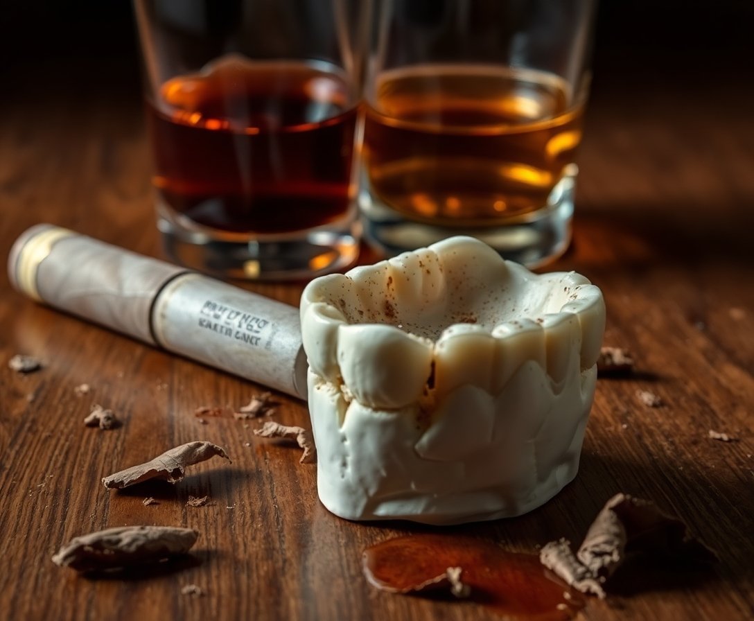 Sigara ve Alkol: Diş Sağlığına Verdiği Hasarlar